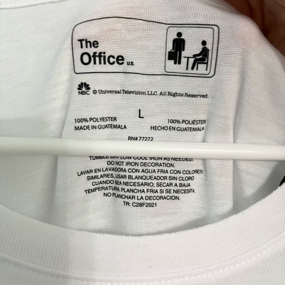 The Office Dunder Mifflin Short Sleeved Tshirt by Universal TV New with Tags L - Picture 4 of 7